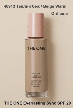Адаптивная тональная основа-антистресс THE ONE Everlasting Sync SPF 20, Теплый Беж |Warm Beige Oriflame 30 мл