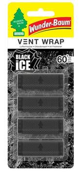 Освіжувач повітря Wunder Baum Black Ice 4 кліпси 23-300 (7612720811069)