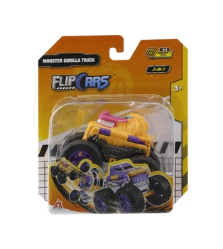 Машинка Flip Cars трансформер 2-в-1, монстр-трак Горилла, детская игрушка 3+ (EU463875A-04)