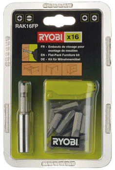 Набор бит Ryobi RAK16FP 15шт (5132002679)