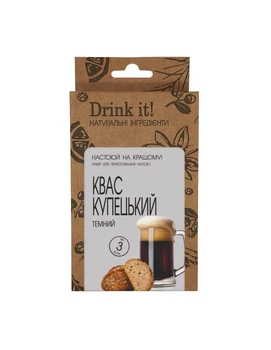 Набор для настаивания Drink it Квас купеческий темный