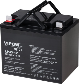 Akumulator żelowy Vipow 12V-33Ah (LP33-12)