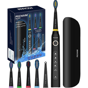 Електрична зубна щітка Pecham Travel PC-080 Black (0290119080103)