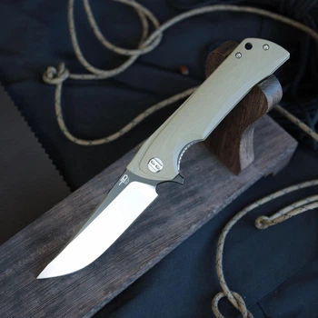 Ніж Складаний BESTECH PALADIN BG13B-2 Beige G10