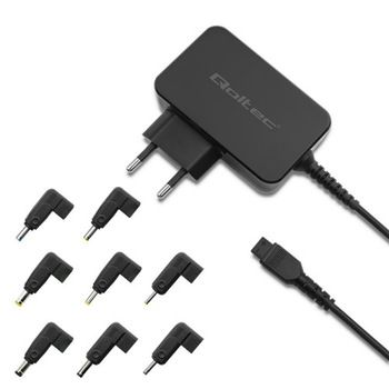 Блок живлення Qoltec Universal power adapter for laptop 30W Automatic MultiPlug 8 plugs (5901878510187)
