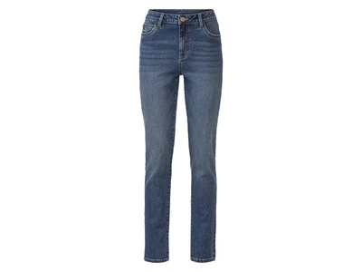 Джинсы Skinny с высокой посадкой узкие для женщины Esmara LYCRA® 440669 34(XS) Синий