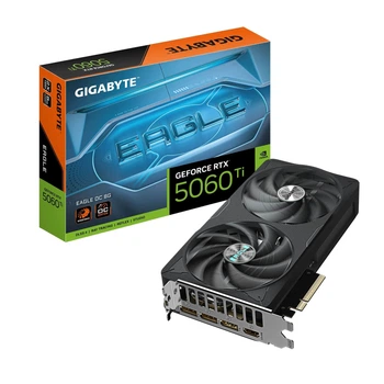 Игровая видеокарта GeForce RTX 5060 Ti 8GB GDDR7 OC для максимальной производительности, черная
