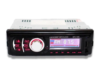 Автомагнитола с пультом MP3-1095BT Bluetooth+USB+SD+AUX 4x50W 1 DIN MP3, WMA iPod съёмная панель