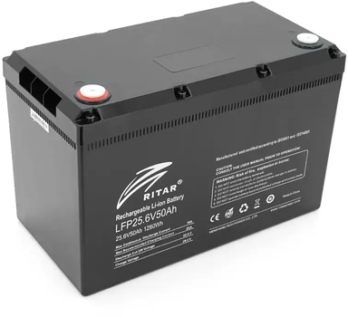 Аккумуляторная батарея Ritar L 25.6 V 50 Ah (LFP25.6V50Ah G1)