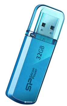 Флеш память USB Silicon Power Helios 101 32GB Blue (SP032GBUF2101V1B)