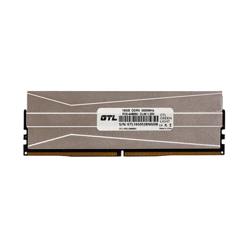 Пам'ять 16Gb DDR5, 5600 MHz, GTL Green Light, Silver, 46-46-46, 1.25V, з радіатором (GTL16GLD556BK)