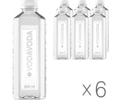 Упаковка природной минеральной негазированной воды VODAVODA, 6 шт. х 1 л, ПЭТ