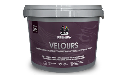 Краска латексная интерьерная Dufa Velours, 2,5 л, белая, шелковисто-матовая