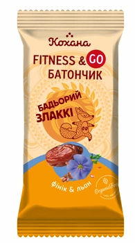 Батончик Кохана з м’ятою, льоном і фініками 40г