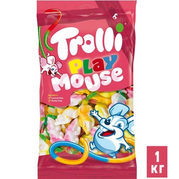 Конфеты желейные Trolli Play mouse 1 кг