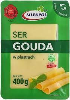 Сир нарізка Mlekpol Gouda 400 г