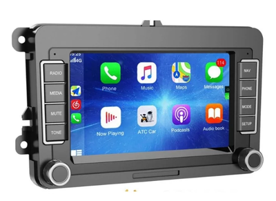Магнітола з вбудованим GPS, дисплей сенсор 7 дюймів, Bluetooth, Wi-Fi, CarPlay, Android