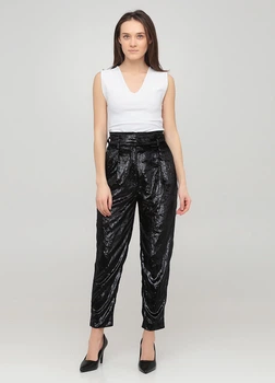Штани H&M 34 Чорний 0588156_без пояса_06