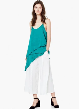 Блуза Mango XS Зеленый 53050449_13