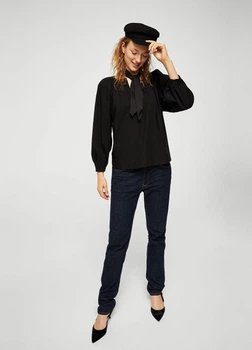 Блуза Mango XS Черный 14055743_12