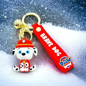 Брелок детский для ключей, рюкзака "Щенячий патруль (Paw Patrol)/ Маршал" красный 111-2