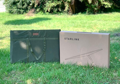 Комплект Starlink Gen 3 Rev 4 із сумкою для зберігання та транспортування. Старлінк без прив'язки до місця