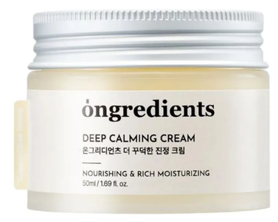 Крем для обличчя Ongredients Deep Calming Cream заспокійливий 50 мл (8806158552932)