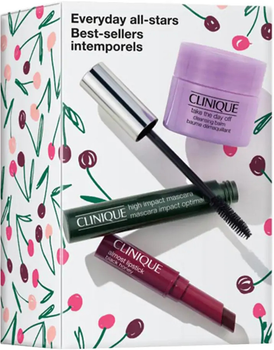 Набір Clinique High Impact Mascara Туш для вій 7 мл + Бальзам для демакіяжу 15 мл + Блиск для губ 1.2 г (192333236819)
