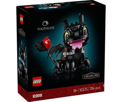 Конструктор LEGO Icons Як приручити дракона: Беззубик (10375)