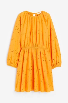 Платье H&M XS оранжевый 8071154034