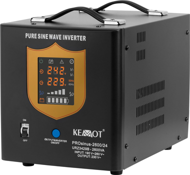 ИБП Kemot PROsinus-2600/24 1800 Вт/2600 ВА Black (URZ3429B)