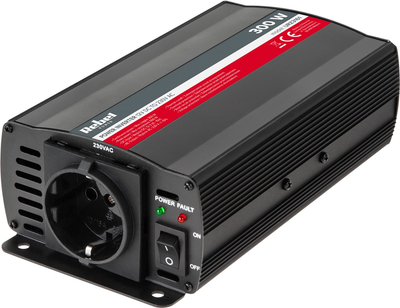 Falownik samochodowy Rebel 300W 12V/230V (5901436734277)