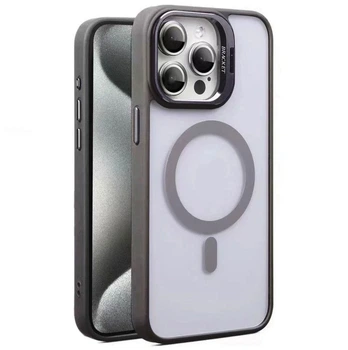 Чехол Primo Support MagSafe для iPhone 14 Pro с защитой камер - Grey