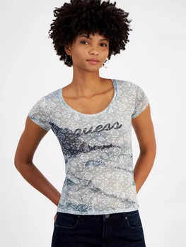 Футболка женская Guess 747035178 S Голубая (1159834447)