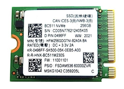 SSD SK hynix BC511 256Gb M.2 2230 PCIE Gen3 x4 NVMe (HFM256GDGTNI-82A0A BA) OEM