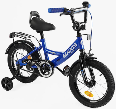 Дитячий велосипед 14 дюймів CORSO MAXIS CL-14722 на 90-105 см синій