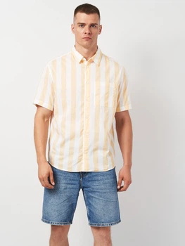 Рубашка хлопковая летняя мужская H&M 501620001c28 XL Разноцветная (KC1000000050492)