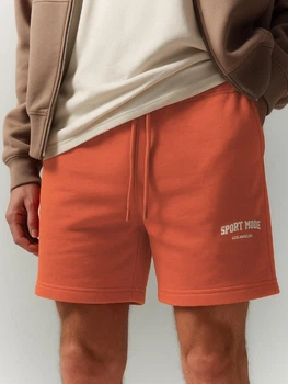 Шорты короткие мужские Jack & Jones 12222455c28 L Оранжевые (KC1000000050502)