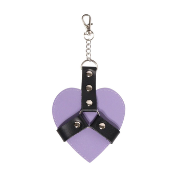 Брелок на карабине для ключей Art of Sex Chained Heart Лаванда Универсальный ( SX2245 )