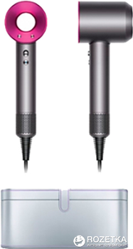 Фен Dyson Supersonic фуксія (68089) в платиновому чохлі