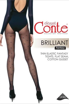 Колготки, 20 den Conte Elegant 4(L) Черный (115879)