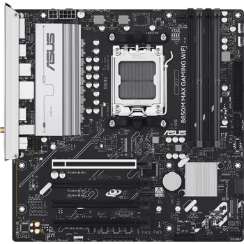 Материнська плата ASUS B850M MAX GAMING WIFI (B850M MAX GAMING WIFI) (Socket AM5, AMD B850, Micro-ATX)