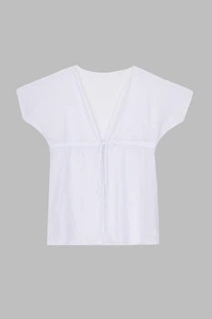 Туника пляжная для девочки A614 130 см Белый (2000990371980S) shop (2000990371980)