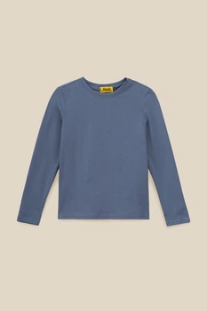 Лонгслів однотонний для хлопчика LAWA BBC02316 152 см Індіго shop (2000999152207)