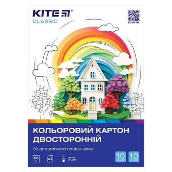 Картон цветной Classic Kite K-255 10 цветов (4063276211408)(SC) shop (4063276211408)