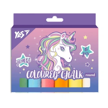 Набор мела JUMBO Glamour YES 400501 6 шт. Разноцветный shop (5056574434302)