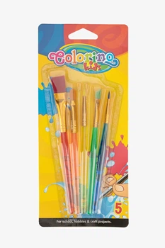 Кисточки акриловые COLORI 32599PTR 5 шт Разноцветный shop (5907690832599)
