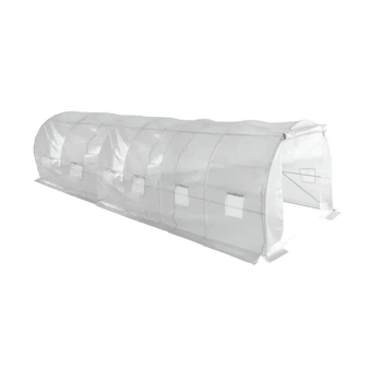 Аркова теплиця для дачі, городу та саду Helper HPR-0603_F25, 6×3×2 м, 18 м2 - універсальний парник для розсади з посиленим каркасом і захистом від ультрафіолету
