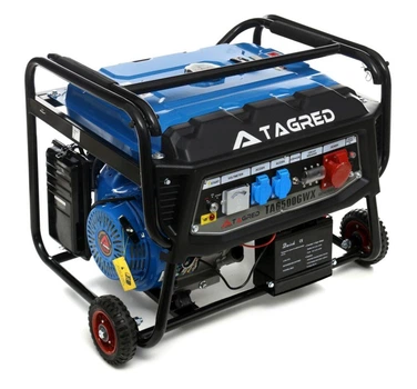 Бензиновый генератор TAGRED TA6500GWX, мощность 6.5 кВт, 230/400 В - надежный источник электроэнергии, бензогенератор, электростанция для дома