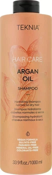 Увлажняющий аргановый шампунь Lakme для волос Teknia Argan Oil 1000 мл